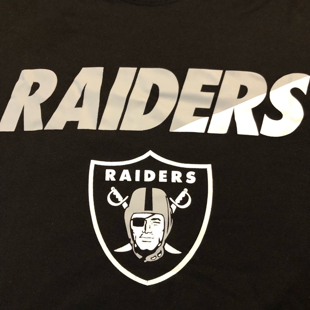 Nike dri fit Raiders shirt men’s large - Picture 2 of 5